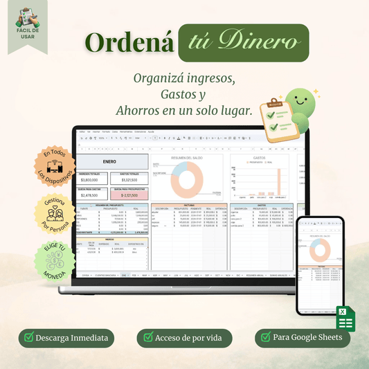 Presupuesto Inteligente para Controlar Ingresos, Gastos y Ahorros