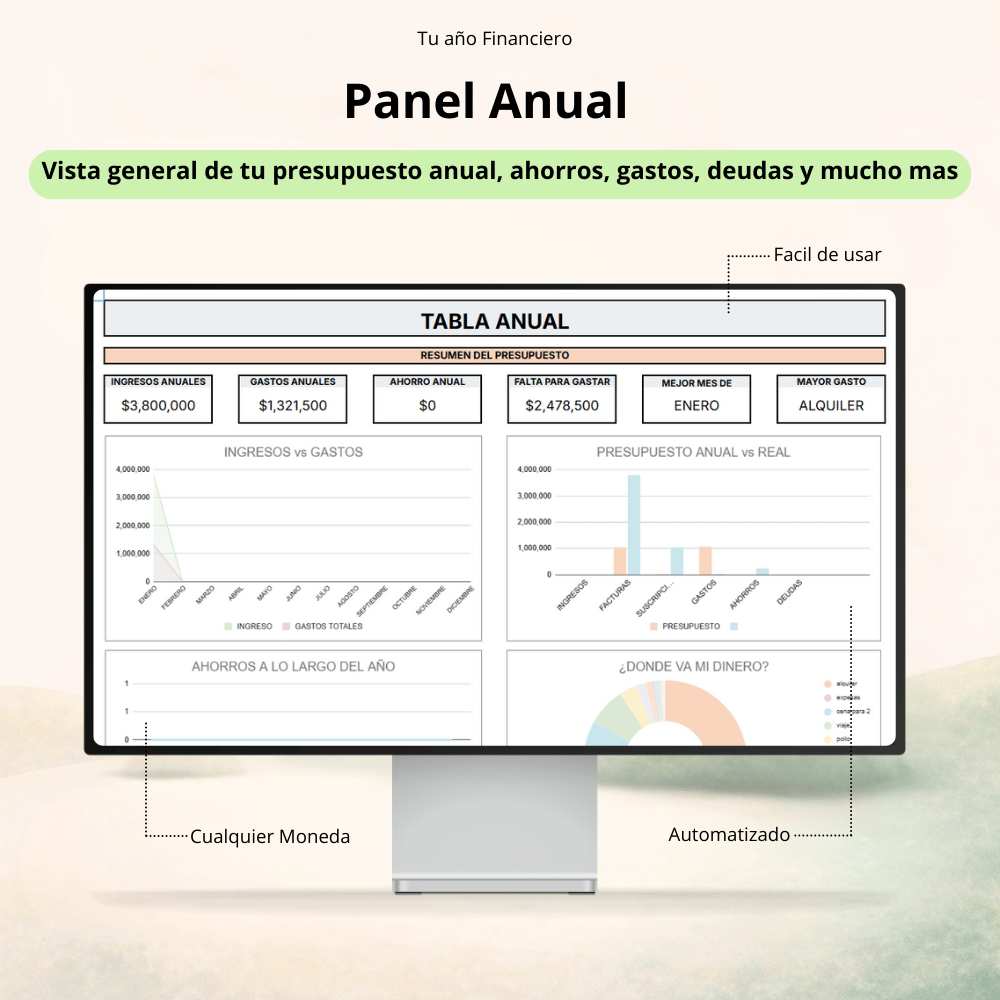 Presupuesto Inteligente para Controlar Ingresos, Gastos y Ahorros