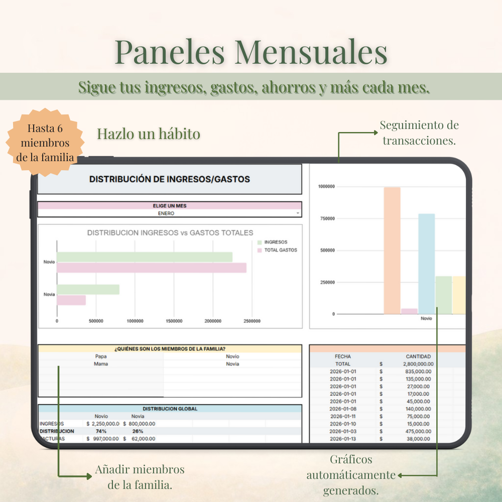 Dominio del Dinero: El Dashboard Pro de tus Finanzas.